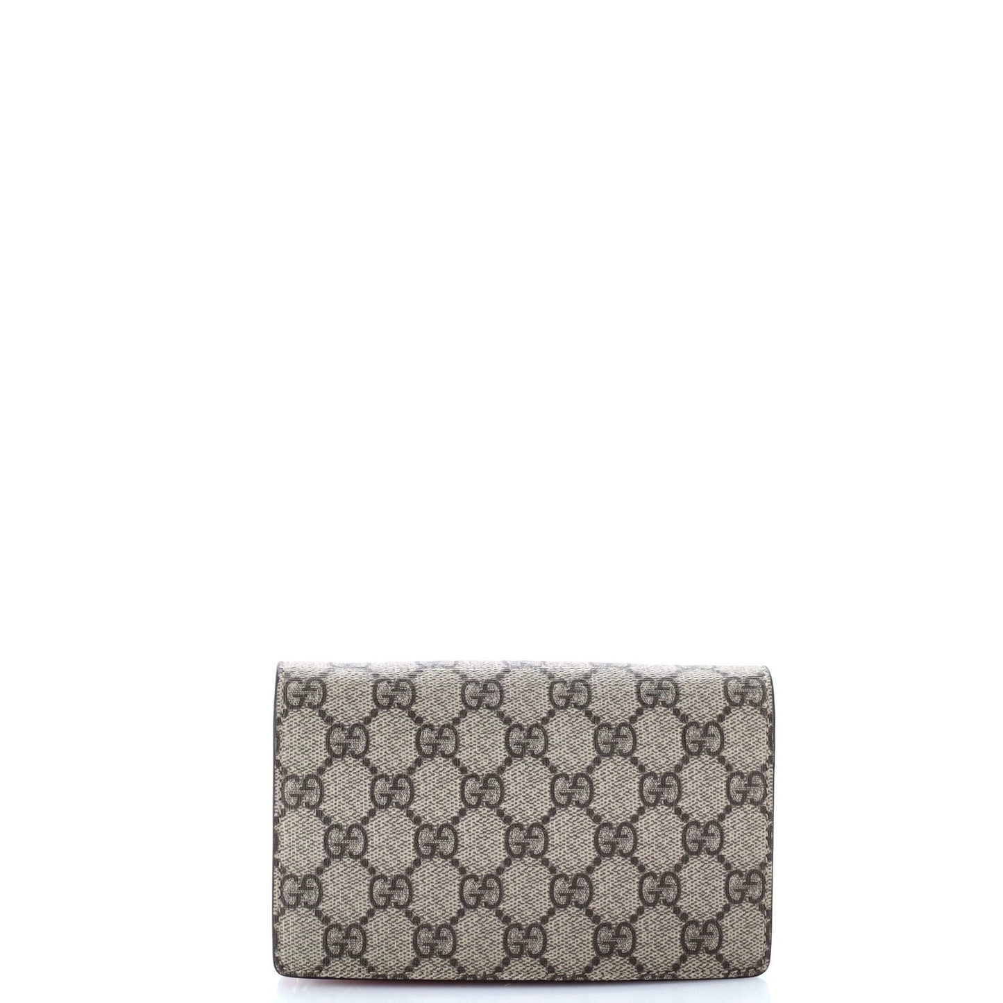 Gucci Cherries Wallet On Chain Gg Coated Canvas Mini
