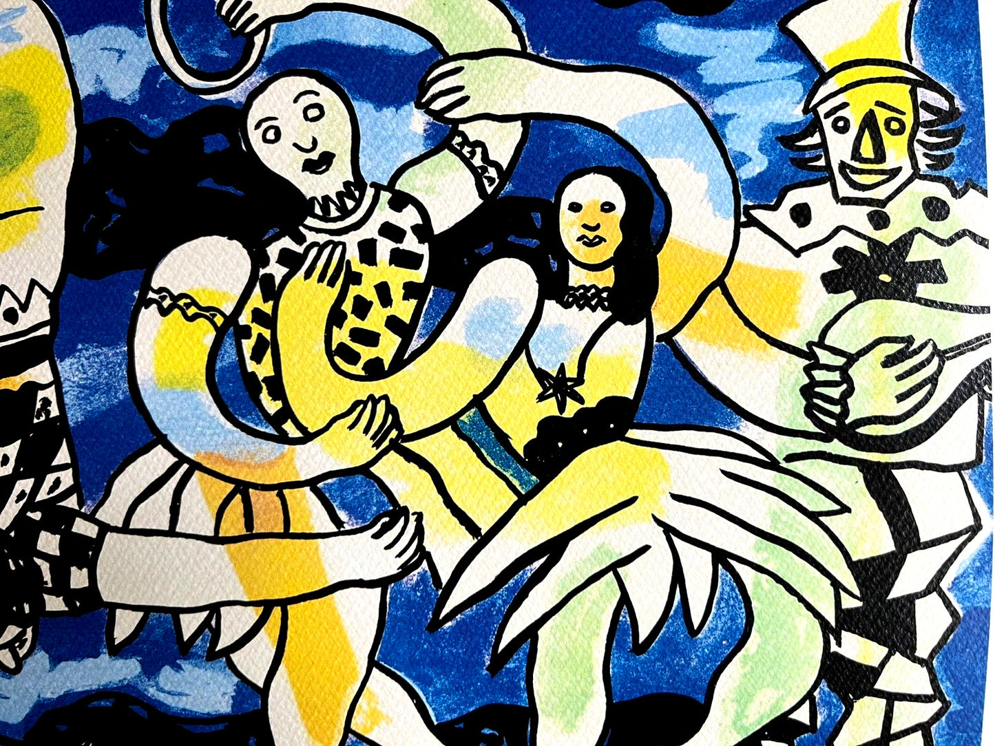 Fernand Lger "Circus" Lithograph Coa Numbered Signature Stamp