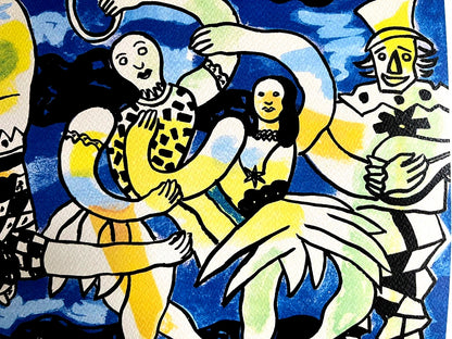 Fernand Lger "Circus" Lithograph Coa Numbered Signature Stamp