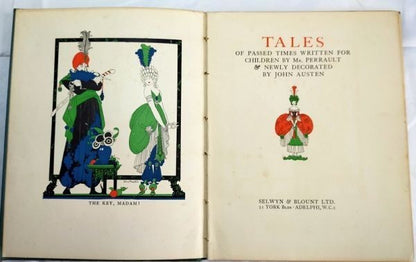 Perrault'S Fairy Tales 1922 First Edition Illustrated By John Austen Art Deco