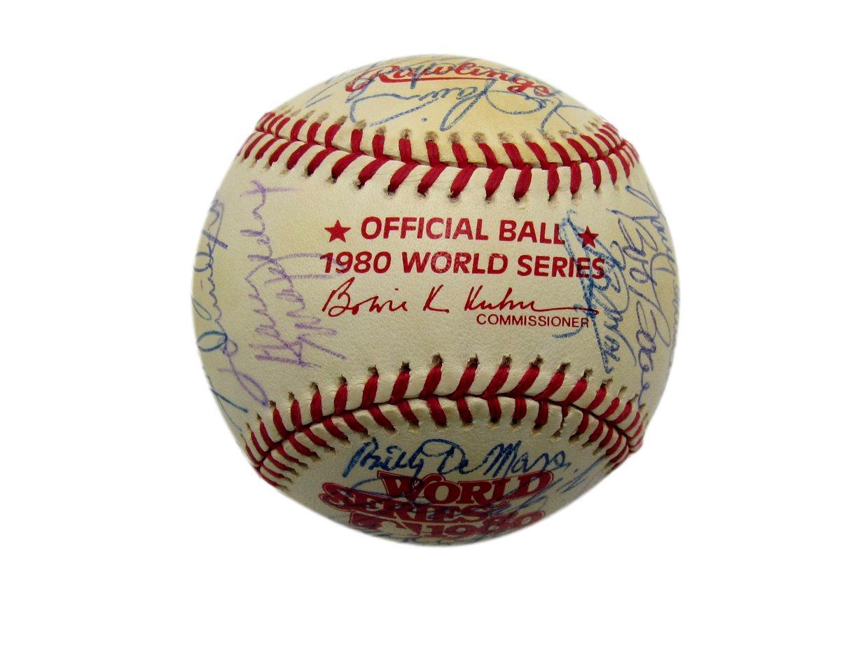 1980 Phillies Team-Signed (31)  1980 World Series