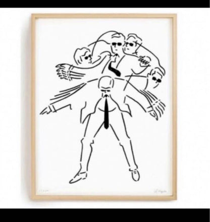 Yu Nagaba - Agent  Ed50 Original Silkscreen