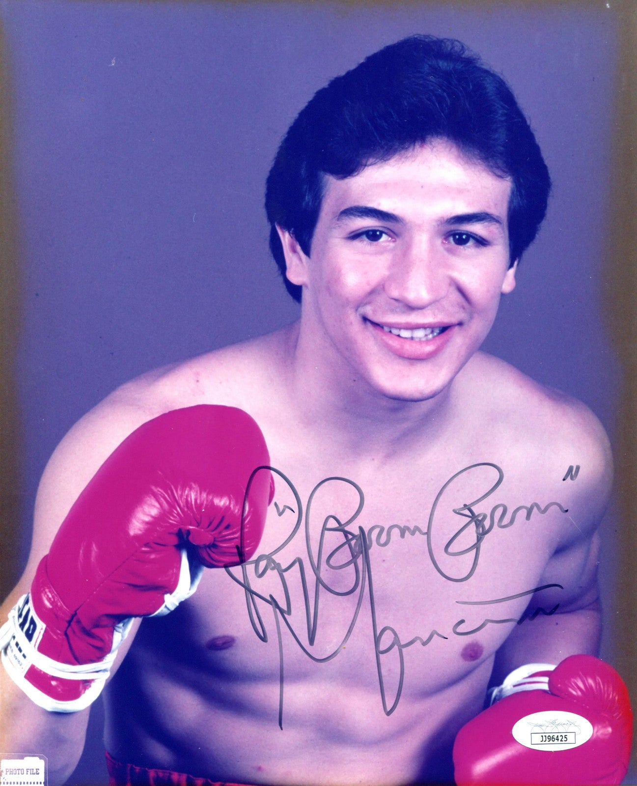 Ray "Boom Boom" Mancini Autographed 8X10 Photo (Jsa)