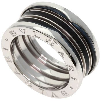 Bvlgari B.Zero1 4 Band Black Lacquer #55 Ring K18