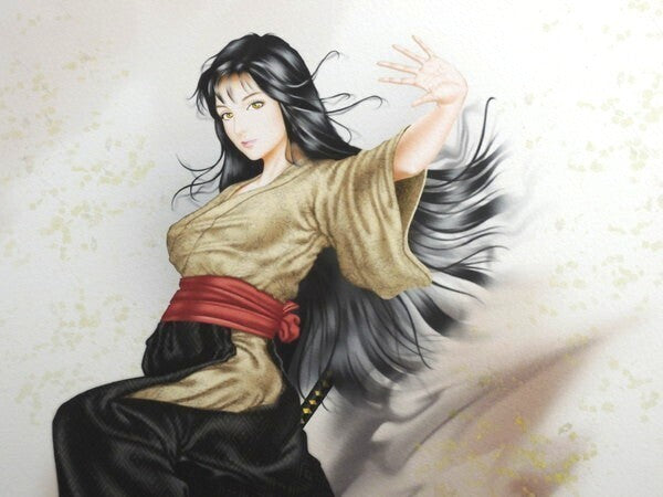 Senko Takahashi "Swordswoman" Signed Original