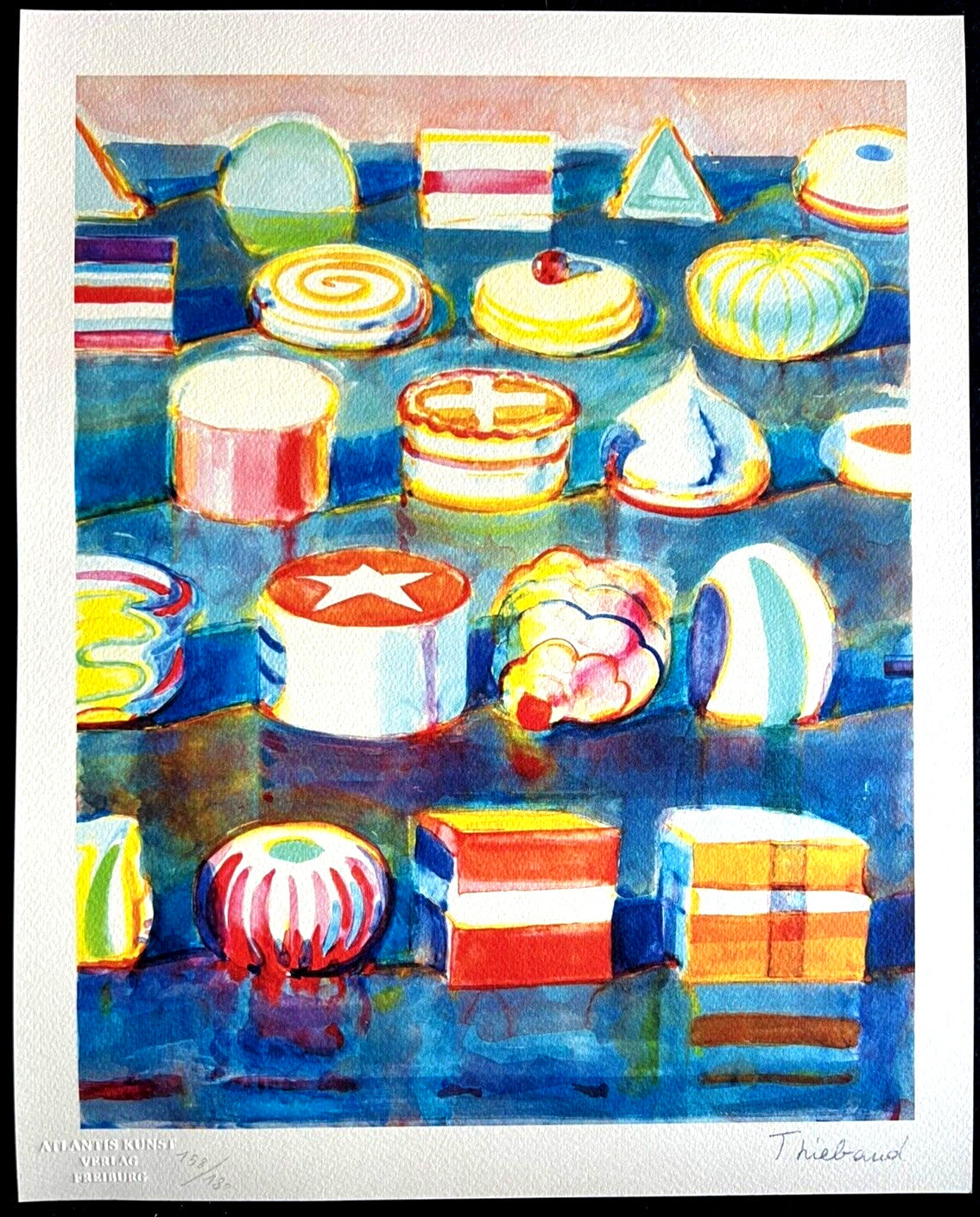 Wayne Thiebaud Lithograph