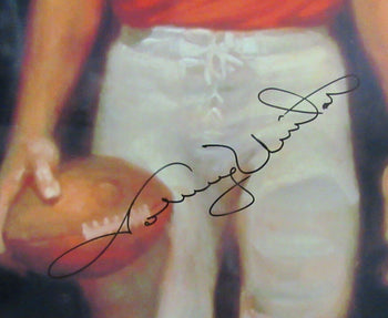 Johnny Unitas Signed/Autographed 27X40 