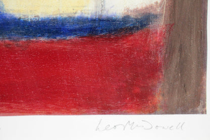 Leo Mcdowell (Uk) Original Lithograph Pencil Signed Numbered Framed Still Life