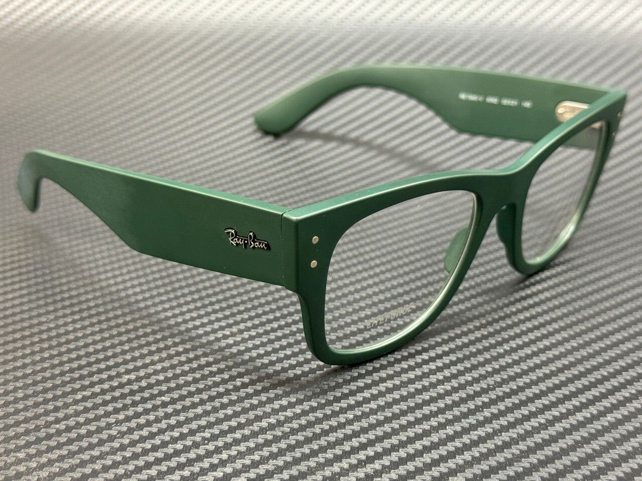 Ray Ban Rx7840V 8062 Matte Green Unisex 52 Mm