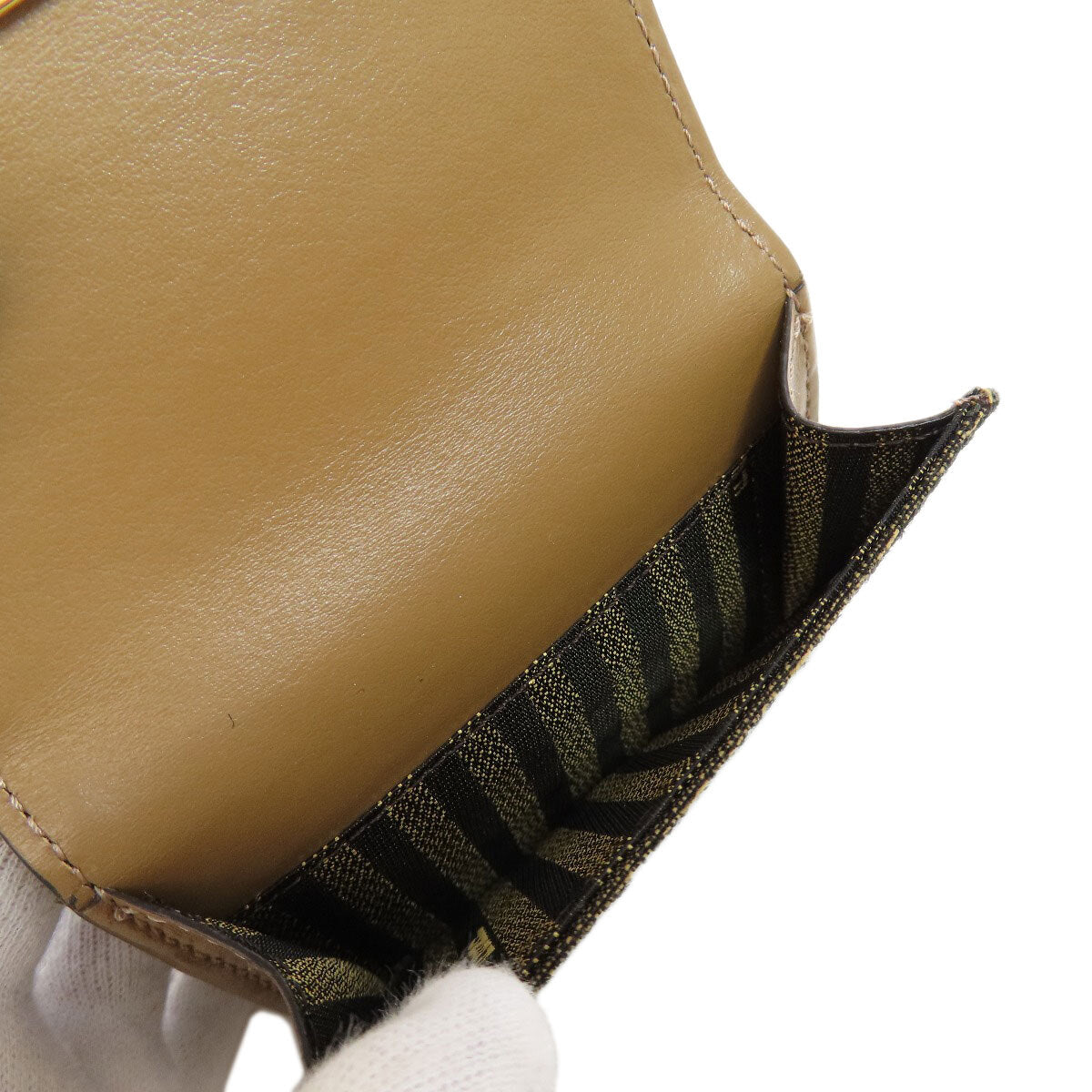 FENDI   Bifold Wallet with Coin Pocket Zucca