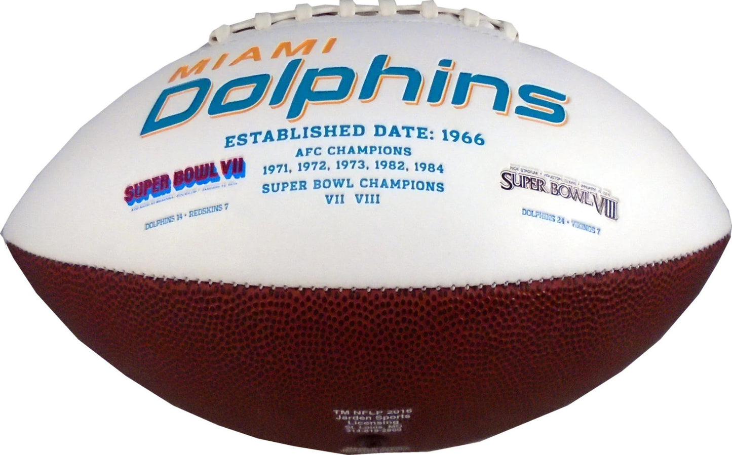 Jay Ajayi Autographed Miami Dolphins White Panel Football