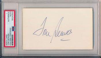 Tom Seaver Hof New York Mets Signed/Auto 3X5 Index Card Psa/Dna 155402