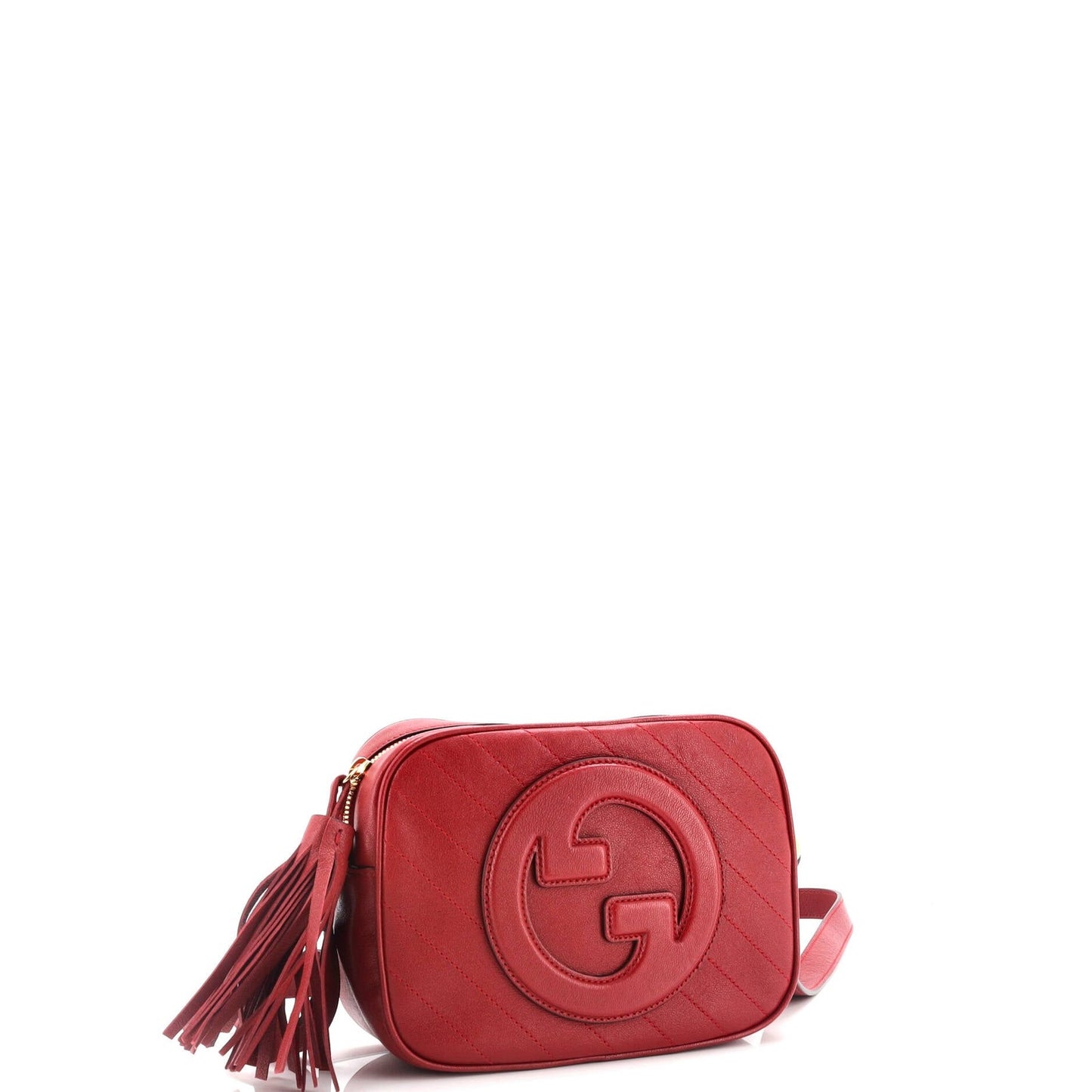 Gucci Blondie Nm Camera Shoulder Bag Diagonal Quilted Leather Small