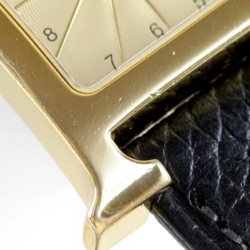 Hermes H Watch Hh1.201 Gp Quartz