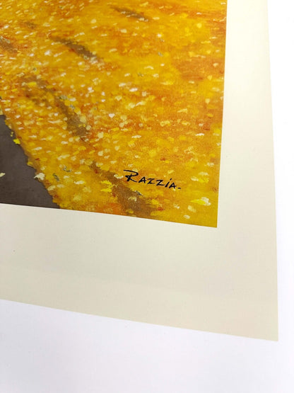 Louis Vuitton Boheme Run 2006  Poster Original Hand Signed By Razzia Medium Size