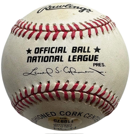 Warren Spahn Autographed Official National League Baseball