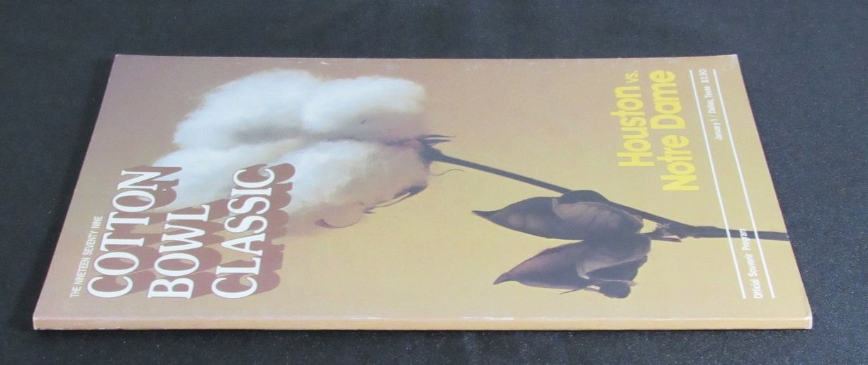 01/1/1979 Cotton Bowl Notre Dame Vs. Houston Program 185828