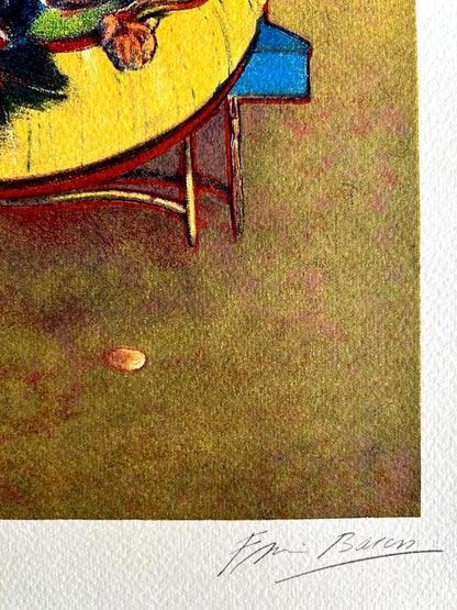 Francis Bacon Lithograph Coa Signed In Pen