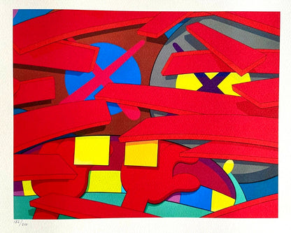 Kaws Lithograph Mori Art Museum Coa Numbered