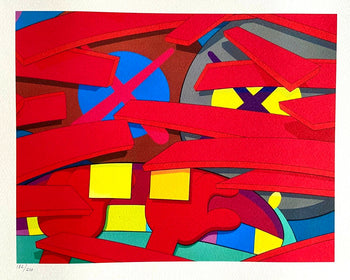Kaws Lithograph Mori Art Museum Coa Numbered