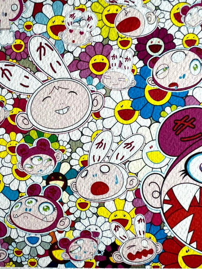Takashi Murakami Lithograph Mori Art Coa Numbered Limited 200 Exe