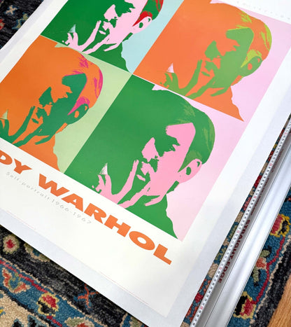 Rare Pop Art Andy Warhol Self Portrait 1989 Nouvelles Images Estate Warhol