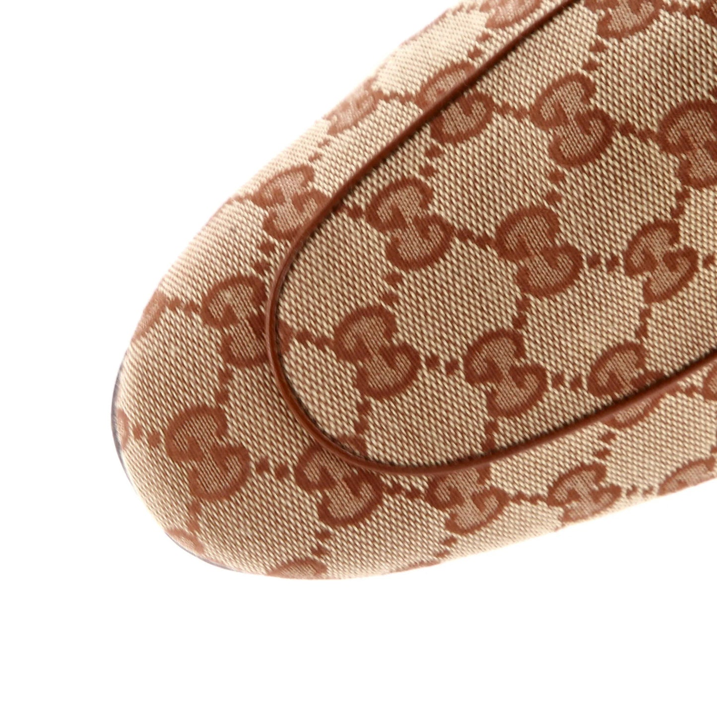 Gucci Men'S Princetown Mules Gg Canvas With Fur