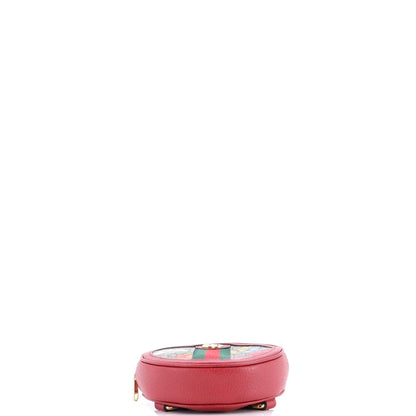 Gucci Ophidia Round Backpack Flora Gg Coated Canvas Mini
