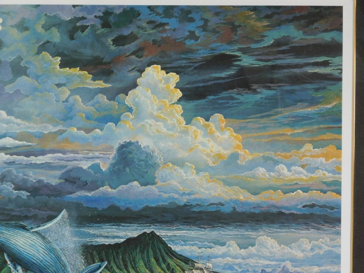 Robert Lyn Nelson (Us) Original Lithograph Print Large Artwork, Signed Framed