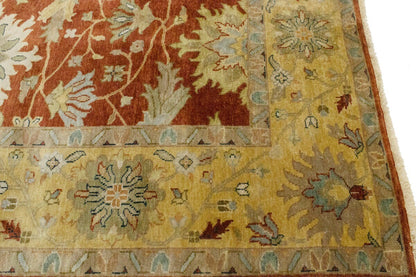 Handmade Floral Oriental Rug Vintage Style Osh