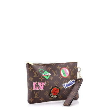 Louis Vuitton City Pouch Limited Edition Patches Monogram Canvas