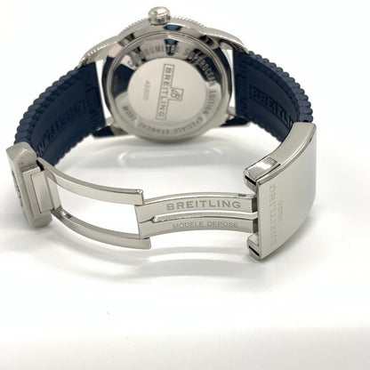 Breitling Ab2020 Navy Case Size 50Mm Band Size 16Cm Men'S Used Watch #2414