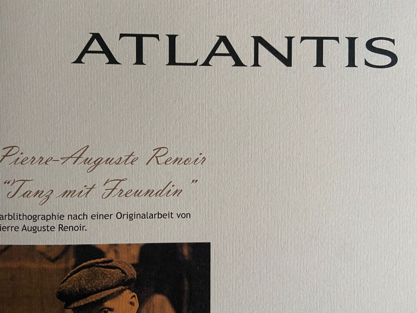 Pierre-Auguste Renoir Lithograph Coa Signed Numbered