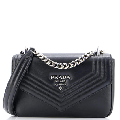 Prada Chain Envelope Flap Shoulder Bag Grace Lux Medium