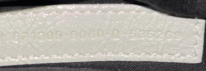 Balenciaga Le Cagole Graffiti Giant Studs Shoulder Bag Leather Mini