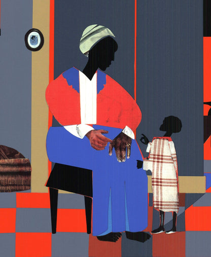 Romare Bearden Early Carolina Morning " Serigraph African Americ