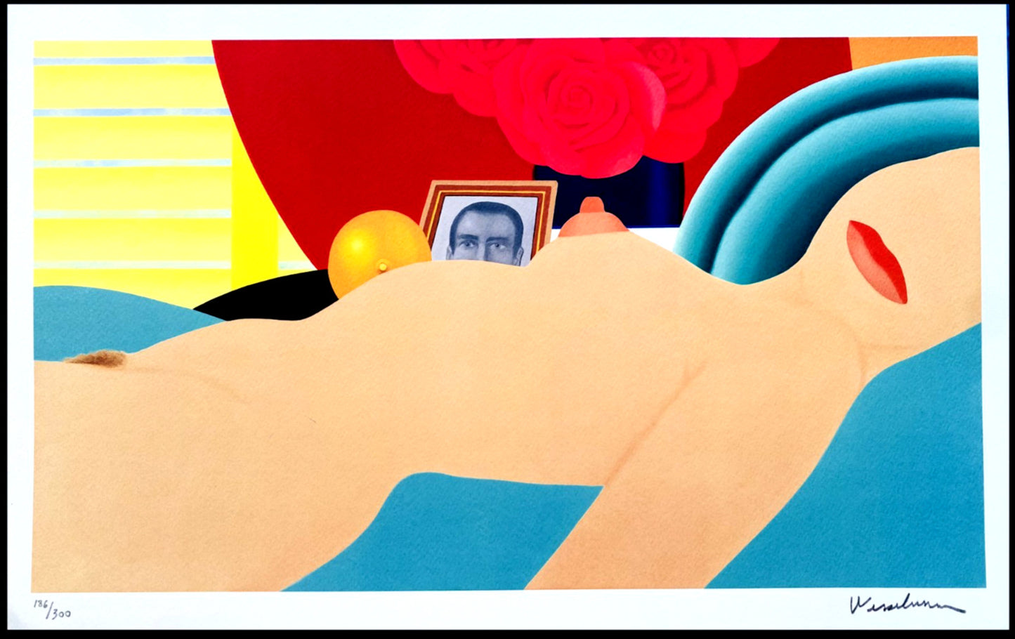 Tom Wesselmann Lithograph Signed COA Handmade Numbered