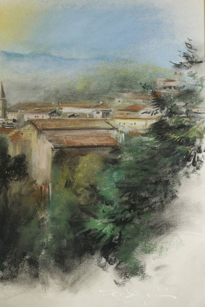Nate Giorgio - Tivoli Italy Original Painting Oil