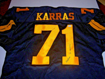 Alex Karras Iowa Hawkeyes,Detroit Lions Last One