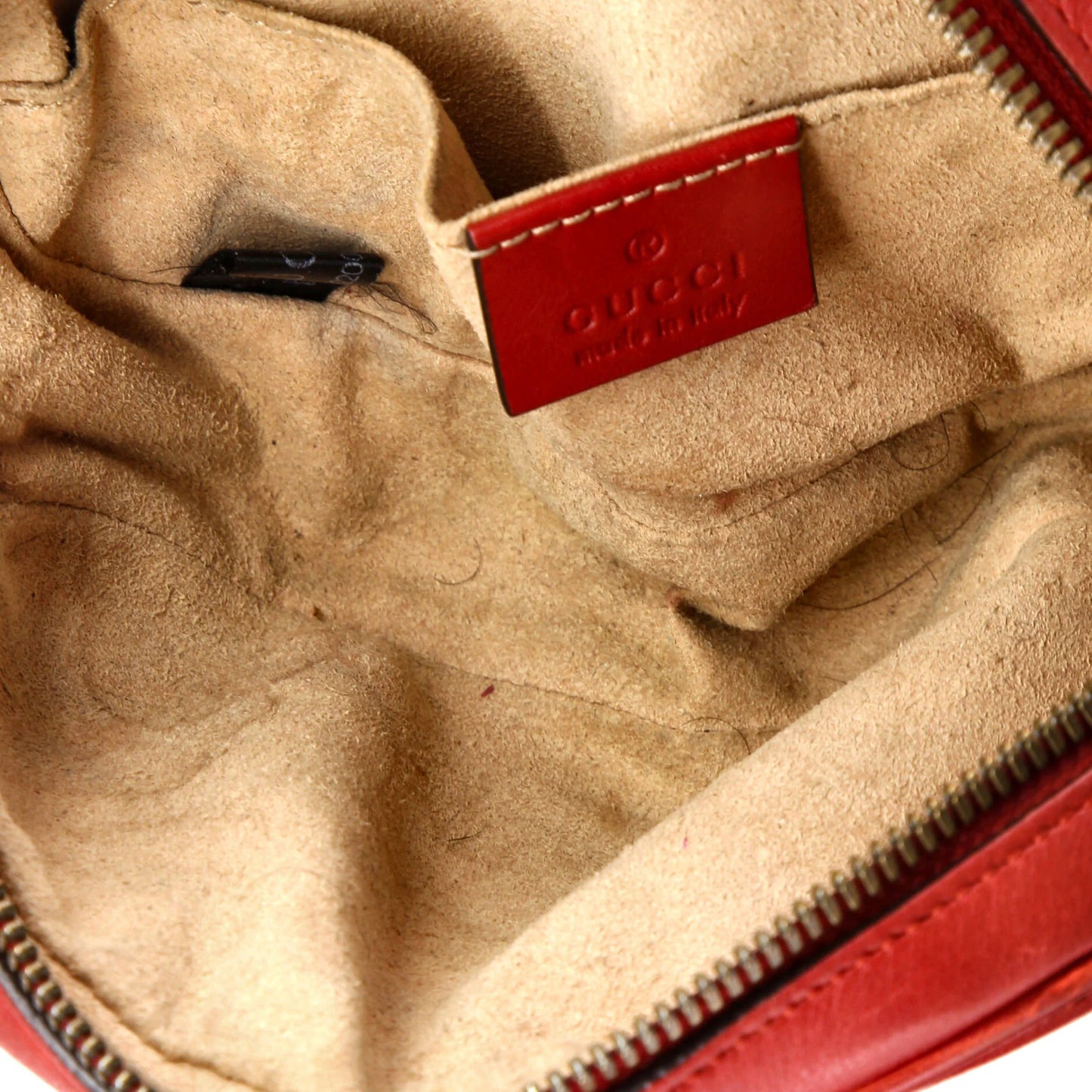 Gucci Gg Marmont Belt Bag Matelasse Leather