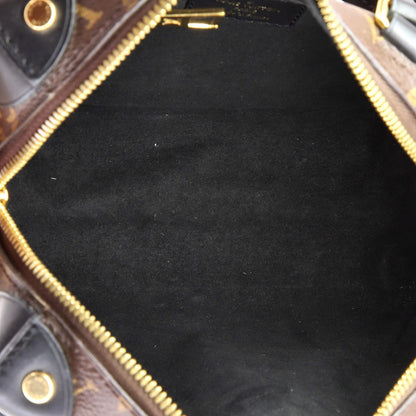 Canvas Louis Vuitton Petite Malle Souple Handbag Monogram