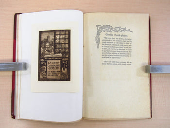 John Ruskin Bertha Gorst Aikin  -Gothic Book-Plates- Limited 3 Rare Book 1912