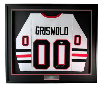 Chevy Chase Autographed Hockey Jersey Christmas
