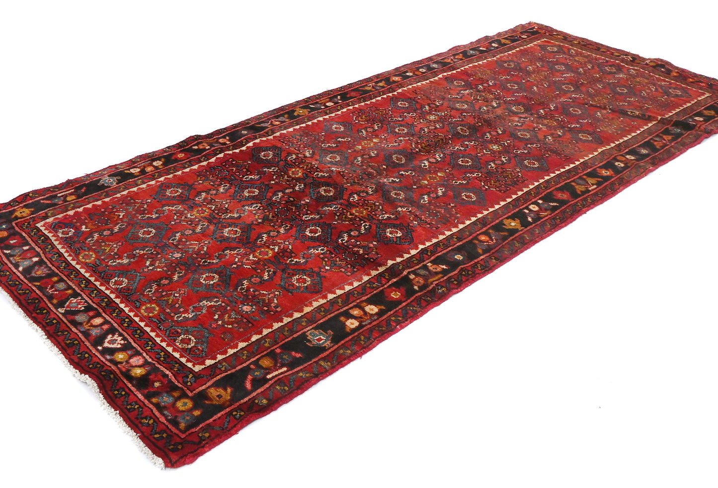 Tribal Oriental Runner Rug Allover Floral Style