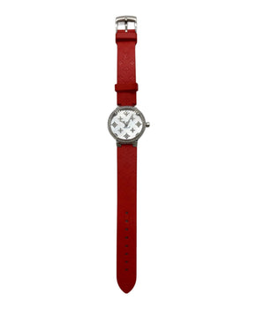 Louis Vuitton Tambour Slim Diamond Bezel Qa109