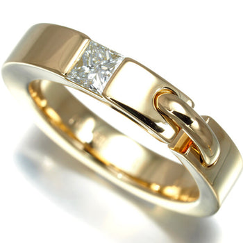 Chaumet Ring Liens Evidence Princess-Cut Diamond Us5-5.25 18K Yg