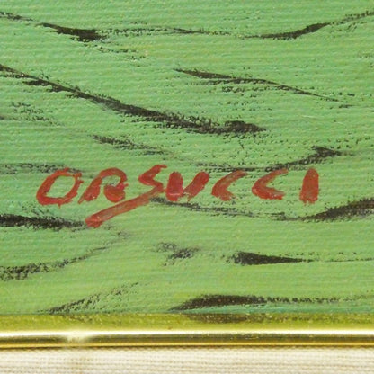 Massimo Orsucci Original Oil Canvas Signed Italian Seascape Framed COA