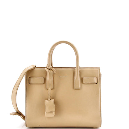 Saint Laurent Sac De Jour Bag Leather Nano