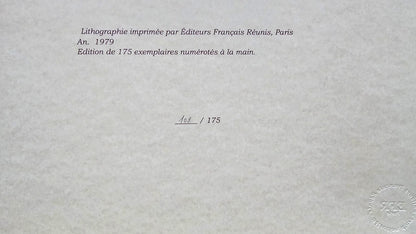 Francis Picabia Lithograph Coa Hand Numbered, Pencil, Stamped