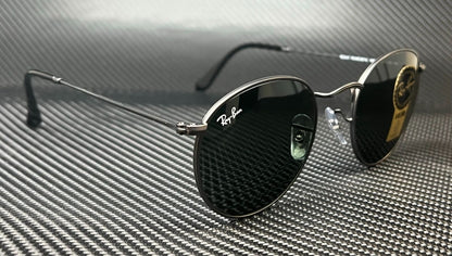 Ray Ban Rb3447 029 Gunmetal Round 50 Mm Men'S